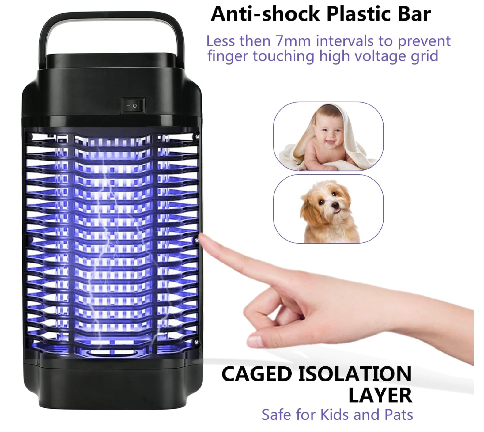 Bug Zapper, 4200V Insect Pest Fly Killer