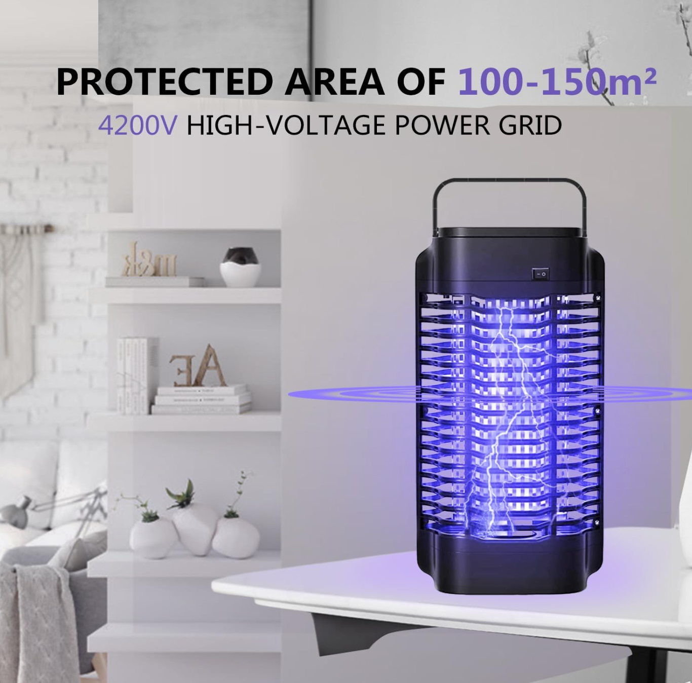 Bug Zapper, 4200V Insect Pest Fly Killer