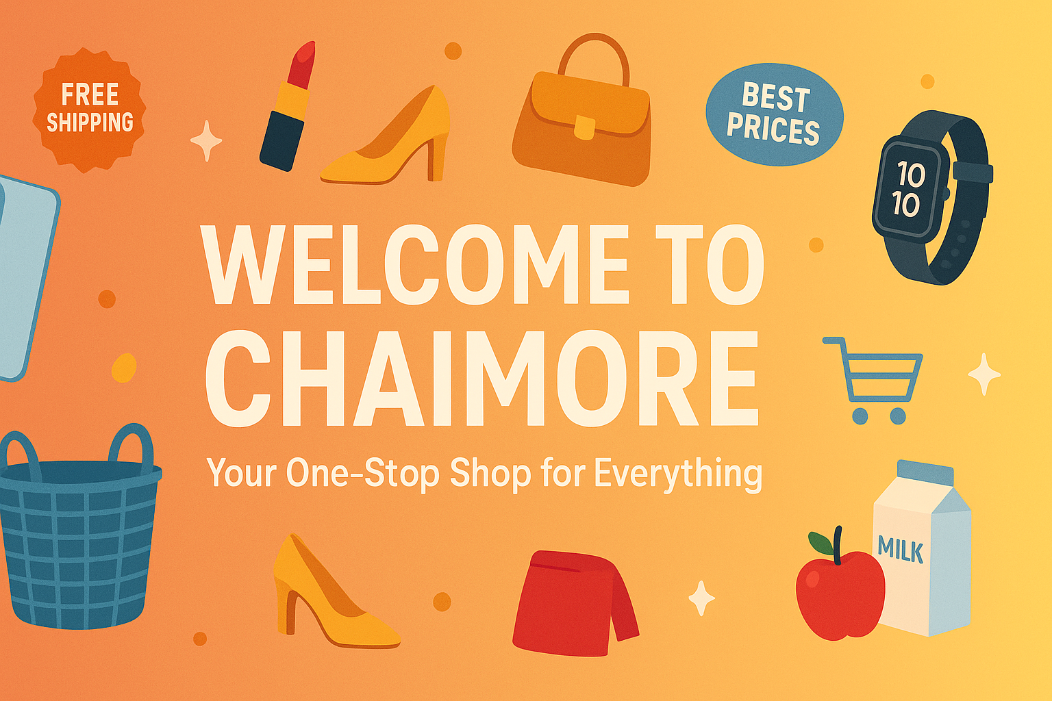 Banner for Homepage for a general store